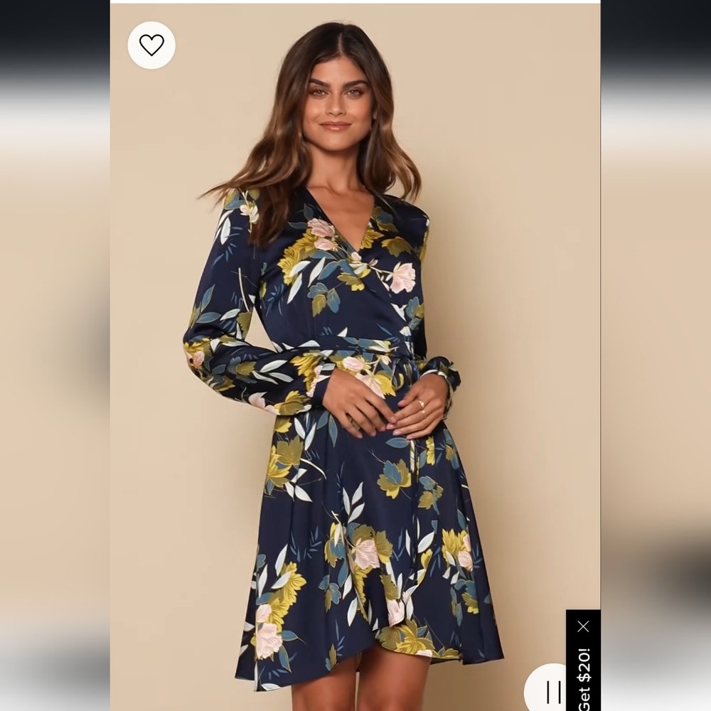 Lulus Wrap Dress - like new
